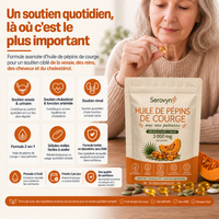 Serovyn™ Huile de Pépins de Courge — Gélules