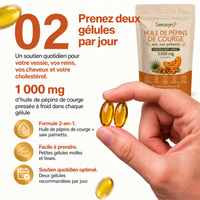 Serovyn™ Huile de Pépins de Courge — Gélules